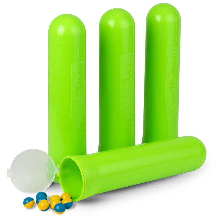 lime green 140 round paintball pods