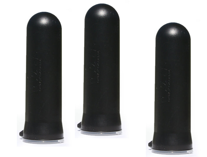 100 round black paintball pods