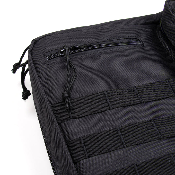 Deluxe Tactical Gun Bag Black zipper