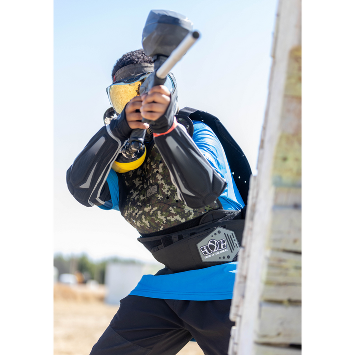 Paintball Player with GXG Chest Protector