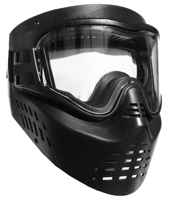 black paintball airsoft mask goggles alt view